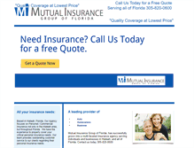 Tablet Screenshot of mutualinsurancefl.com